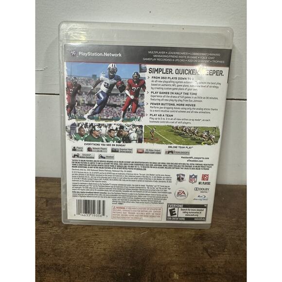 PlayStation 3 PS3 Madden 11 NFL Football With Manual - Picture 2 of 3
